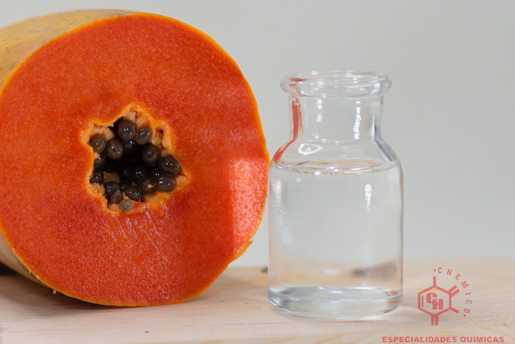 Extracto de papaya acuoso cosmético
